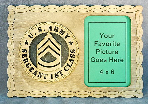 Sergeant 1st Class Picture Frame